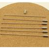 10pcs/lot 9cm 12.1cm Length Brooch Pin Safety Pins With Stopper Ends Copper Rhodium Color for Diy Brooch Pins Base Jewelry