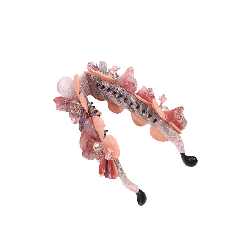 Flower Hair Clip Ponytail Holder Durable Long Lasting Strong Hold Braiders Non Slip French Barrettes Updo Claw Clip