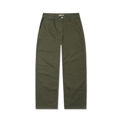 MANNERGRAM [Banset Japanese Imported Fabric] Cation Cotton Pants Regular Fit_Fit5 Khaki
