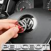 Car Carbon Fiber Pattern Logo Steering Wheel Decoration Sticker For VW GTI Polo Golf MK6 MK7 MK8 Passat B6 B7 B8 Tiguan CC T-ROC