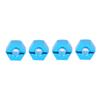 Aluminum Alloy RC Hex Mount Coupler Accessory Fit for ECX 2WD 1 10 RC Hobby CarBlue