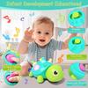 Baby Toys 6-12 Months Musical Turtle Crawling Toy,Infant Development Educational Birthday Gifts 6 7 8 9 10 12 Month 1 Year Old Boy Girl