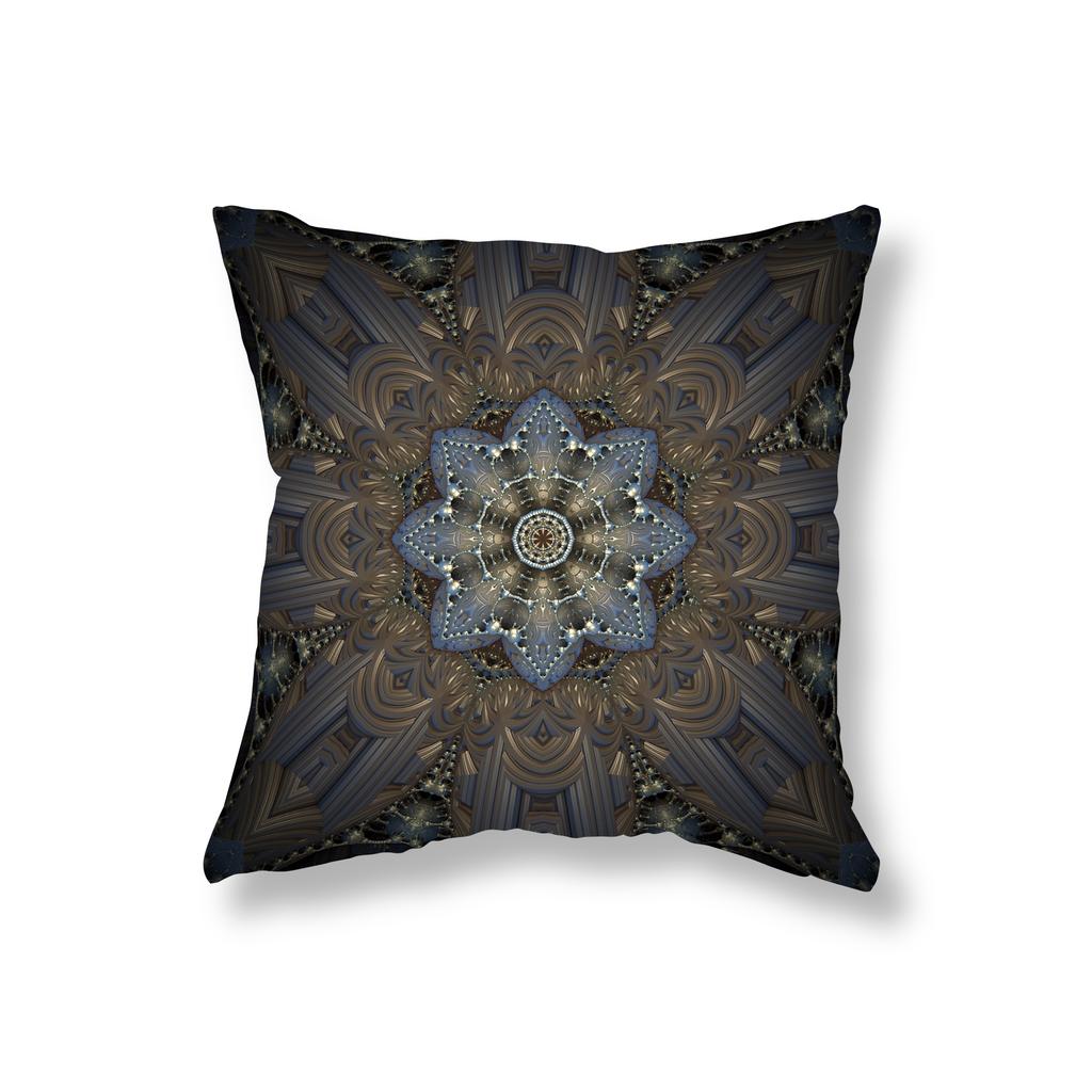 Psychedelic Mandala Print Throw Pillow Cover Sofa Decor Room Bedside Office Game Chair Cushion Cover Home Decor Pillow Cover