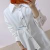 Spring 2026 Embroidered Long-Sleeve Layering Shirt - Versatile, Loose, Lazy Style Outerwear
