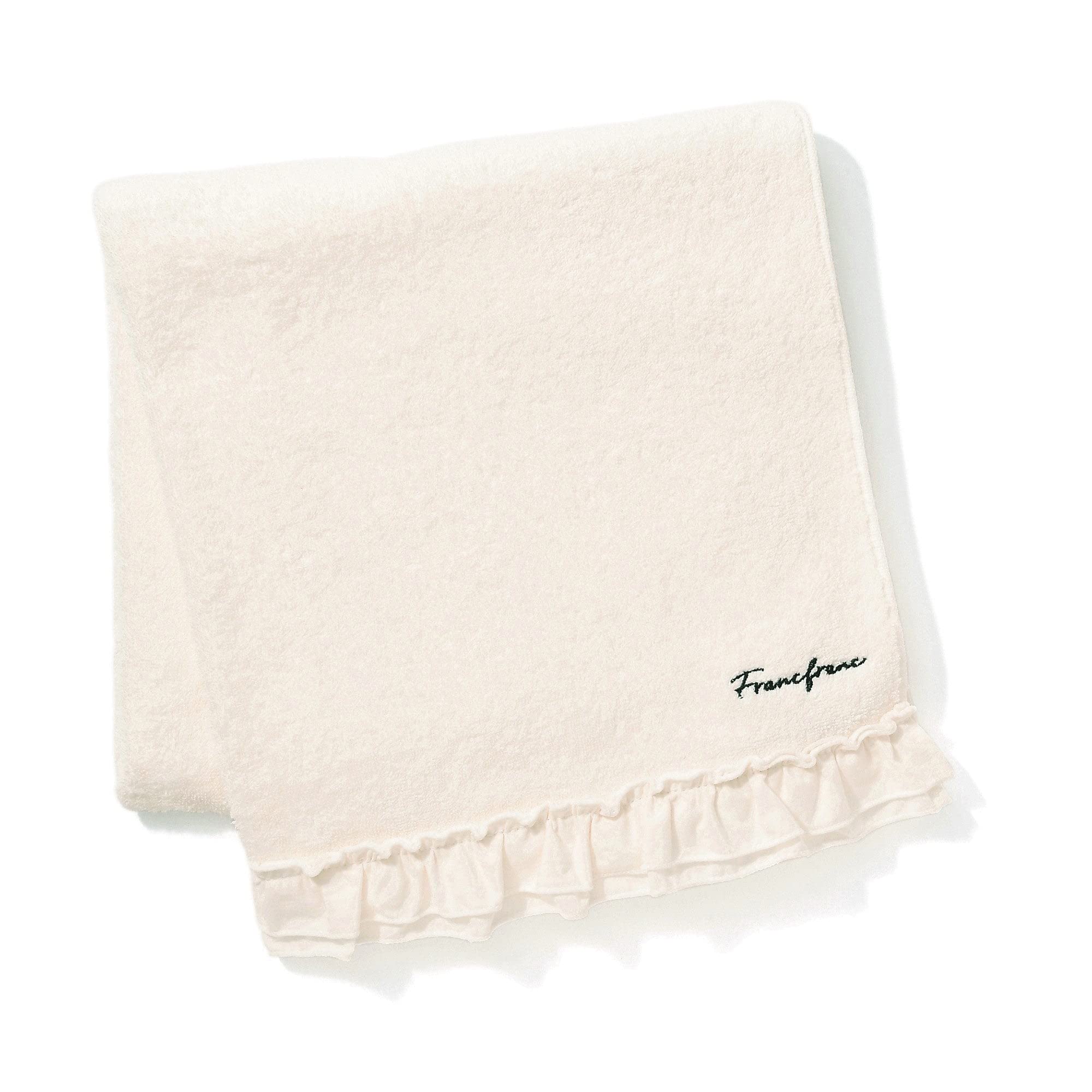 

Полотенце для ванной Francfranc Frill белое