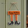 Eye-catching Halloween Decoration Pumpkin Door Hanging Decor, Spooky Festive Wall Ornament for Party Pendant Scene, Front Entryway Decoration,