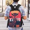 N-Narutoes Uzumaki Backpacks for Women Men Waterproof College School Anime Bag Print Bookbag