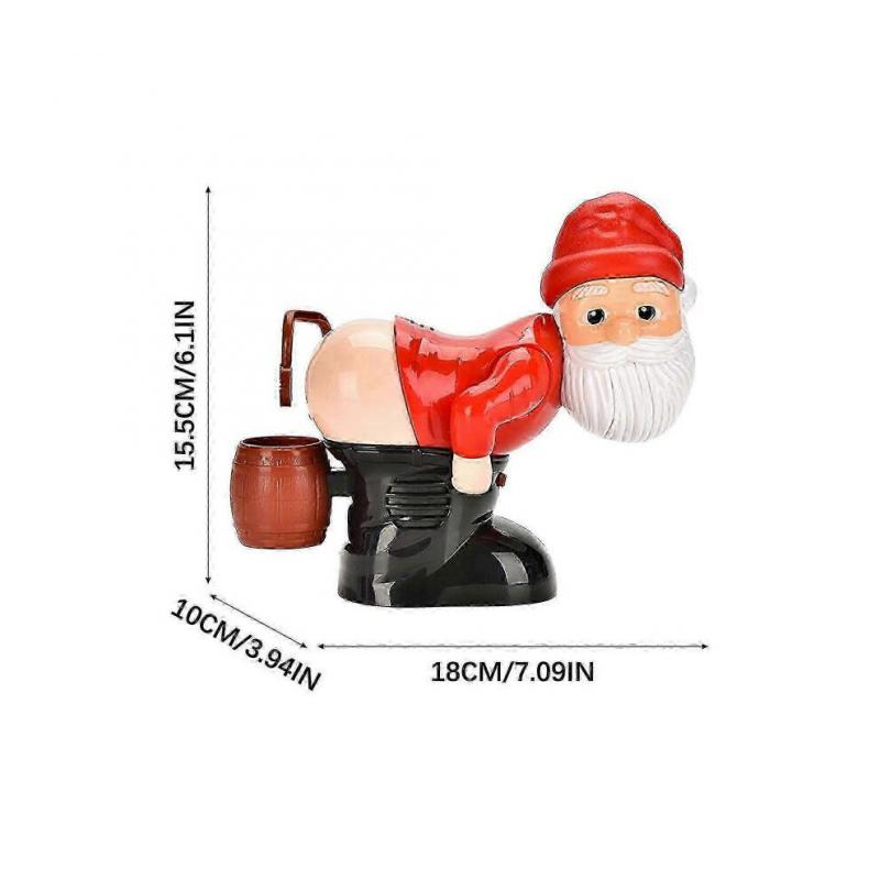 Christmas Automatic Bubble Machine with Lights Music Funny Santa Claus Bubble Toys 60ml Bubble Solution