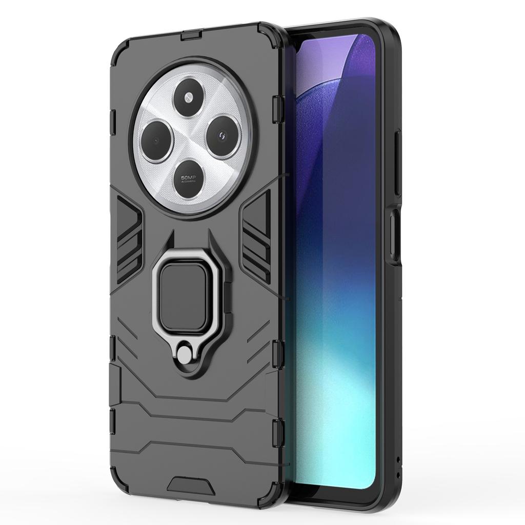 For Xiaomi Poco C75 4G/Redmi 14R 5G/14C 4G Case PC+TPU Protective Phone Cover with Ring Kickstand