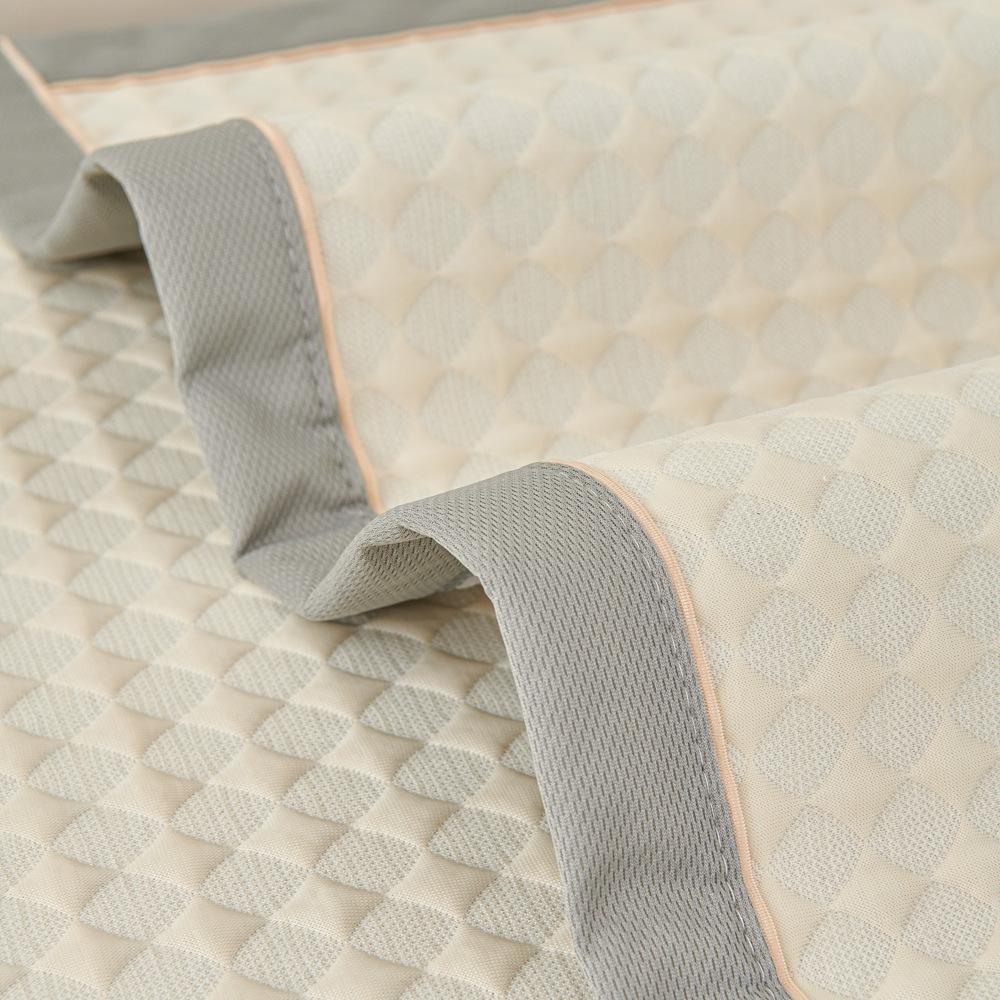 Cartoon Rabbit Sofa Cover Ice Silk Summer Livingroom Seater Cushion Towel Multi-color Backrest Armrest Protector Slipcovers