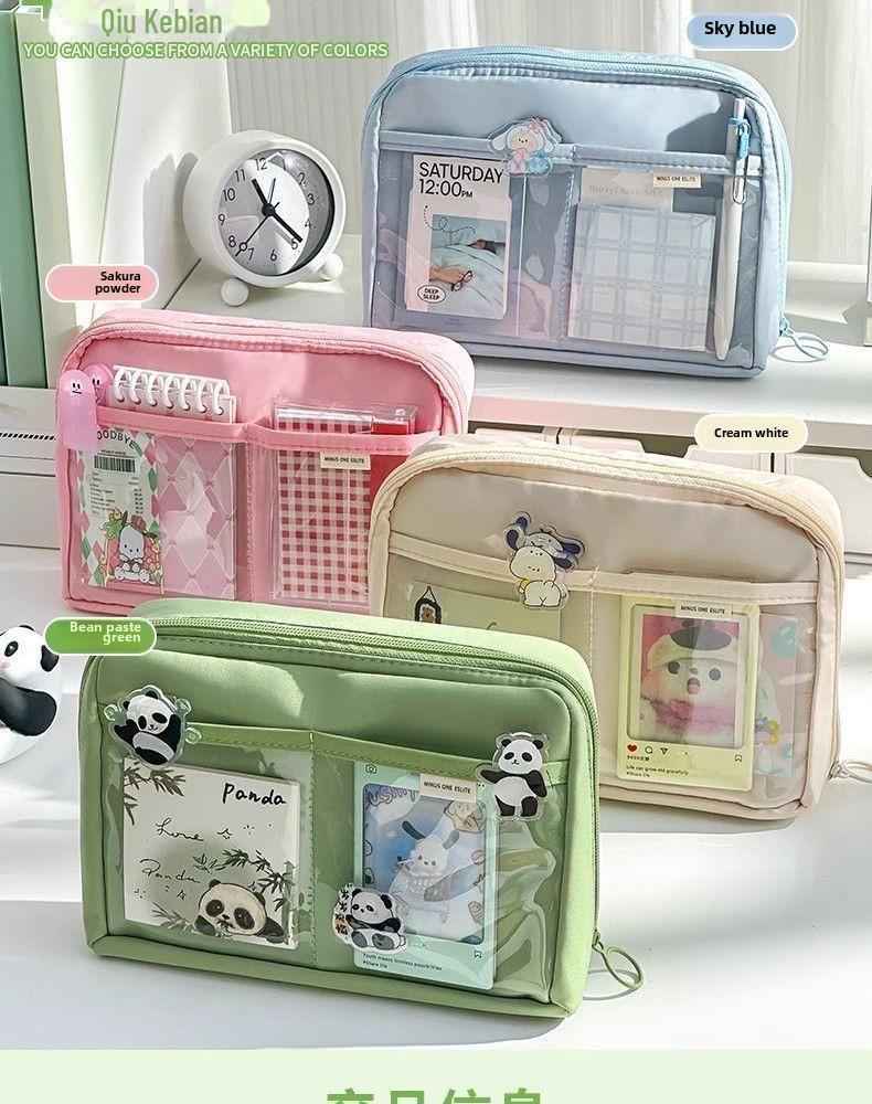 High-Capacity 12-Layer Pencil Case for Girls - Ideal for Junior & Senior High School Students