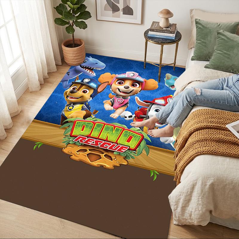 Dino Rescue Living Room Nonslip Area Rug Soft Carpet For Bedroom Game Playroom Sofa Office Home Decor Doormat Christmas Gift C922492