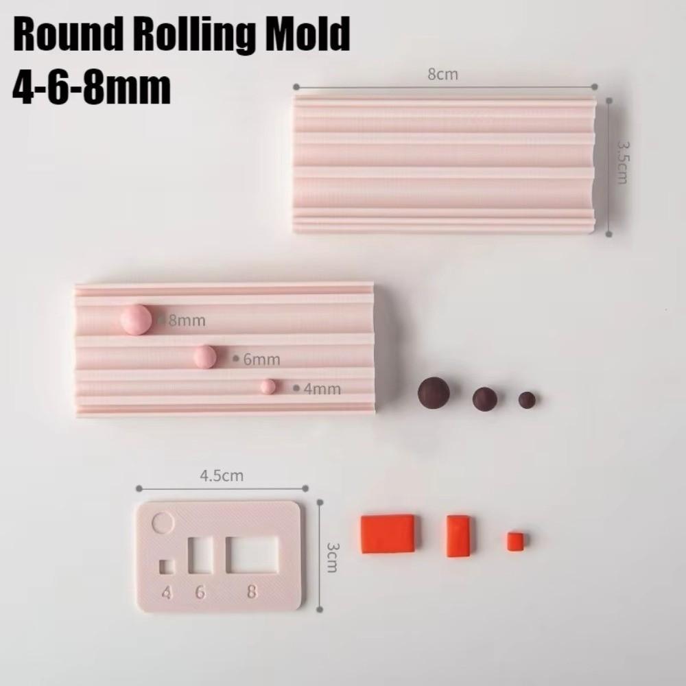 Mit gestanztem Reib-Hilfswerkzeug Weiche Keramik Handgefertigte Werkzeuge Neues Rundkugel-Rollform-Set