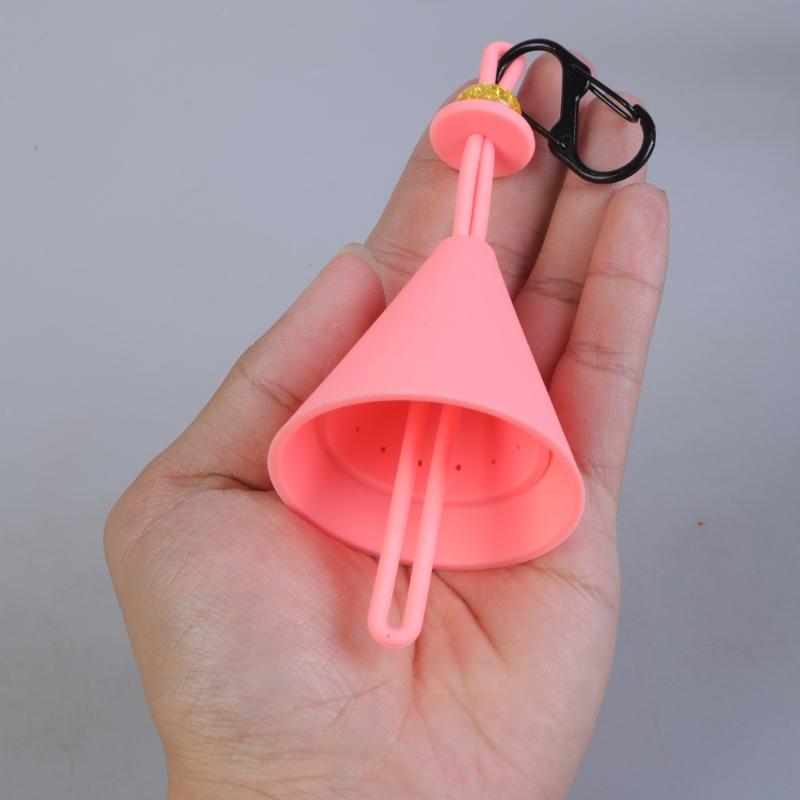 Silicone Organizers Jigging Hook Holder Fishing Gear Accessories Sequins Baits Organizers with 14 Hole Baits Container