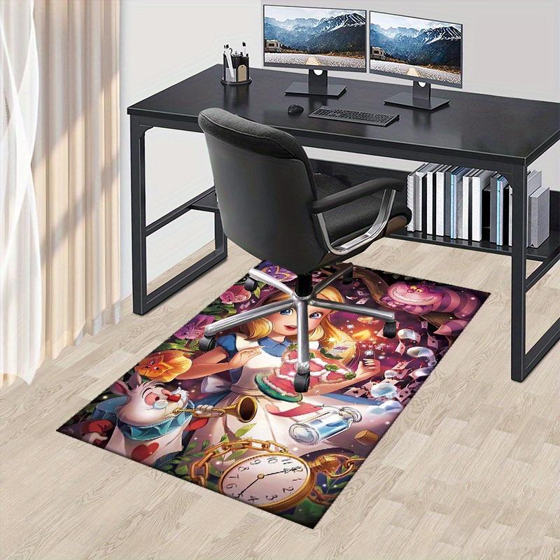 1pc,Alice in Wonderland Themed Home Decor Rug - Perfect for Living Room, Office, or Outdoor Use - Gift Idea for Book Lovers and Fans of FantasyL049