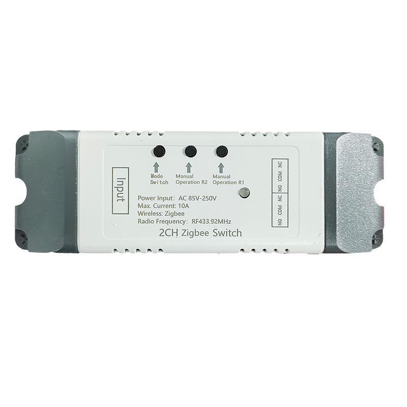 Tuya Zigbee 4-Channel Smart Control Module with Wireless Dual Control and Multi-Control Remote.