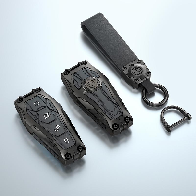 Galvanized Alloy Silicone Car Smart Remote Key Case Cover For BYD Song Pro Tang Dmi QIn PLUS MAX Yuan EV Dolphin Seagull