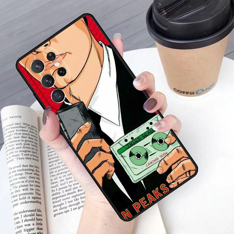 Welcome To Twin Peaks Red Room phone case Cover For Samsung Galaxy S24 S25 Ultra S21 S22 S10E Note 10 Plus Note 20 FE S23