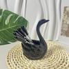 Swan Fruit Fork Set: Elegant and Practical Plastic Kitchenware for Adults