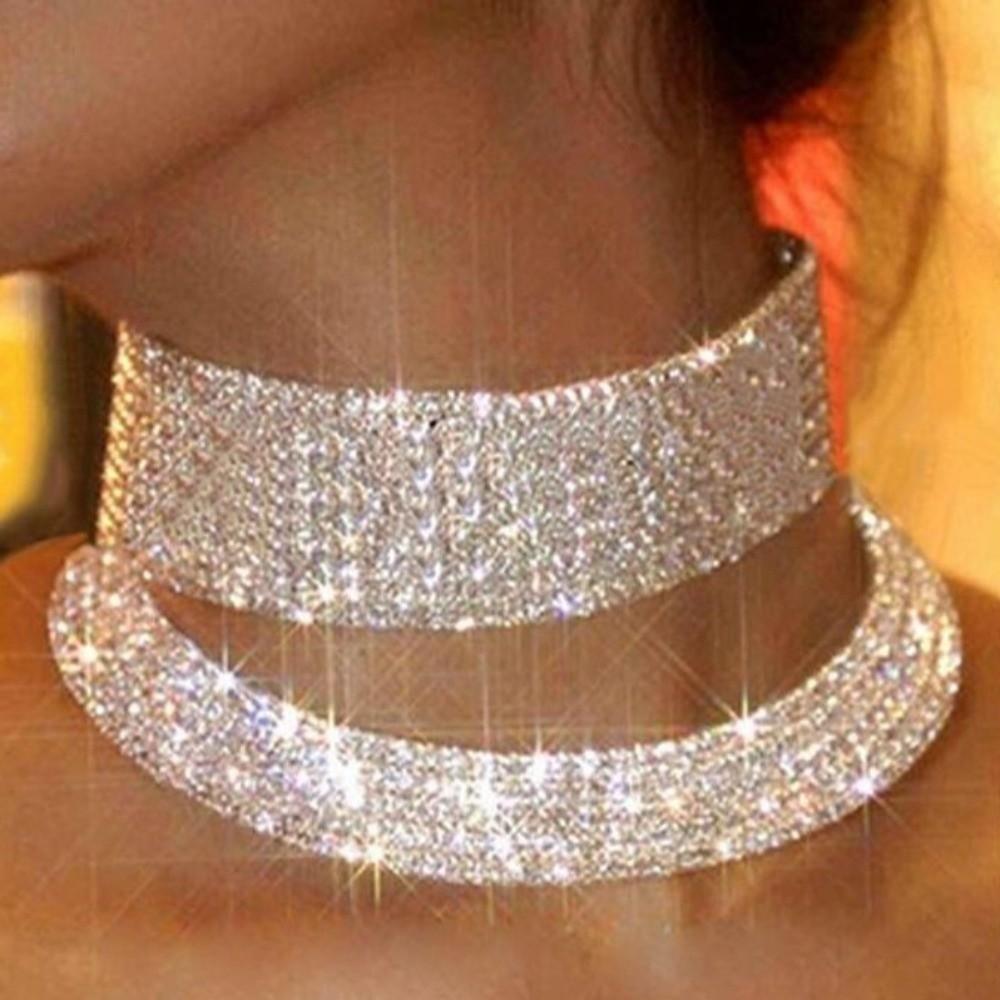 Necklace Bridal Jewelry Set Romantic Rhinestone Jewelry Set Wedding Accessories Wedding Party