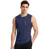 Men Sleeveless Athletic Tank Top Quick Dry Workout Shirt Lightweight Fitness Running Gym Training Sleeveless Tee Breathable Performance