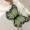 National Wind Butterfly Diatom Mud Toilet Cushion Bathroom Sink Moisture-wicking Foot Mat Toilet Entry Quick Dry Floor Mat