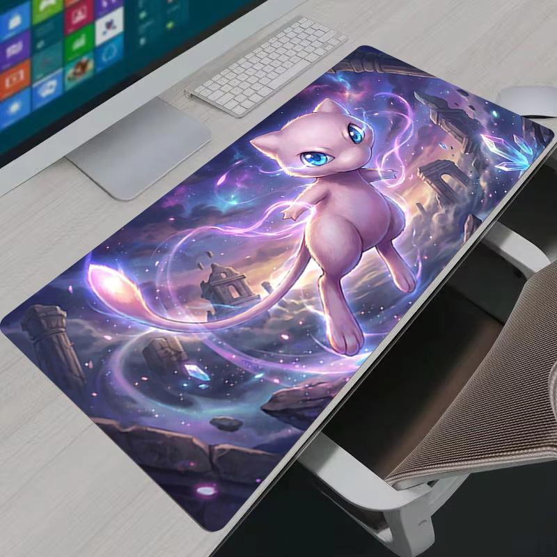 Mousepad XXL Eevee Computer Keyboard Mouse Pad Computer Gaming Accessories Table Desk Mat Anime Pokemon Mewtwo Gamer Carpet