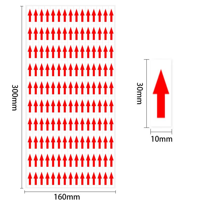 

Moufou Arrow Self-Adhesive Rework Mark Stickers