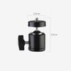 360 Degree Rotating All Metal 1/4 Inch Screw Tripod Adapter For Camera Mounting Streaming With Universal Compatibility