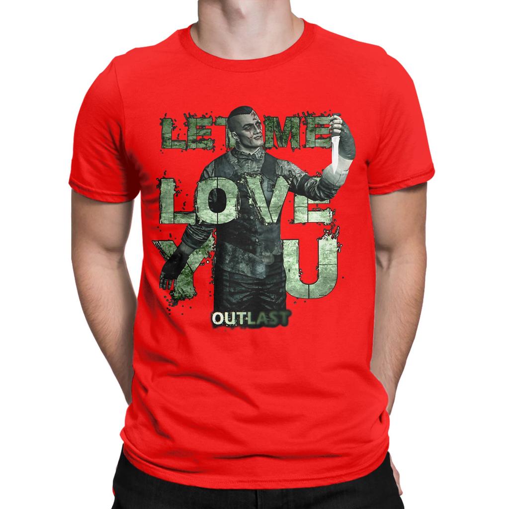 Outlast Eddie Gluskin Unisex T Shirts Casual Tee Shirt Short Sleeve Round Collar Tshirts Pure Cotton Gift Idea Tops