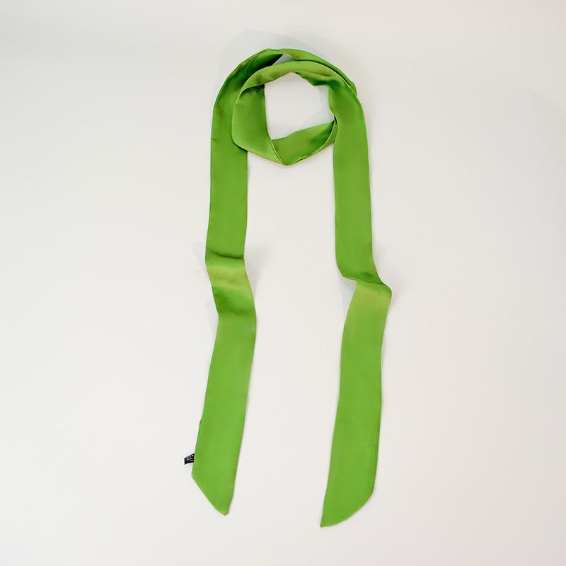 Elegante Sciarpa in Seta Raso 200cm: Accessorio Sottile, Lungo e Stretto da Donna per Capelli, Collo, Borsa o Cintura