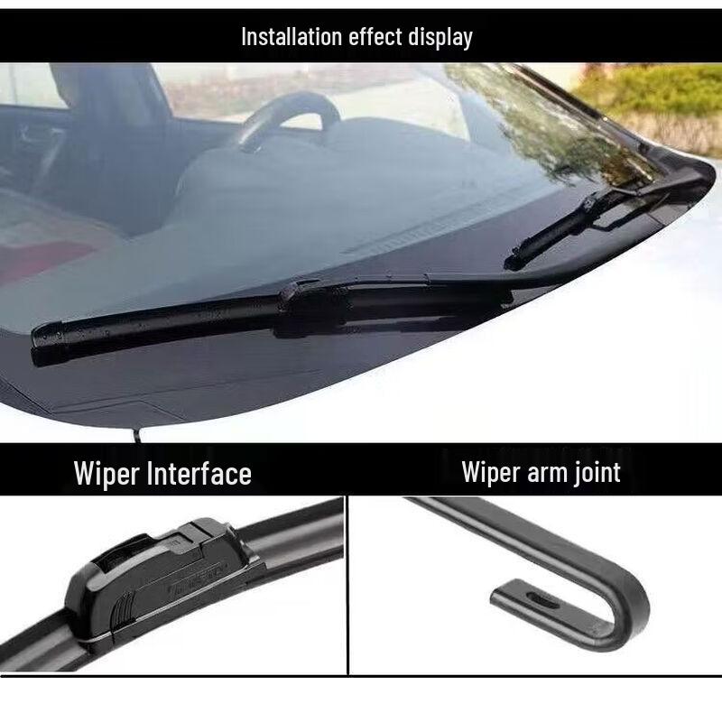 BYD Frameless Wiper Blade for Qin, Dolphin, Seagull, Song, L, Yuan PRO, Destroyer 05, Tang, F3, L3 - Rubber Strip