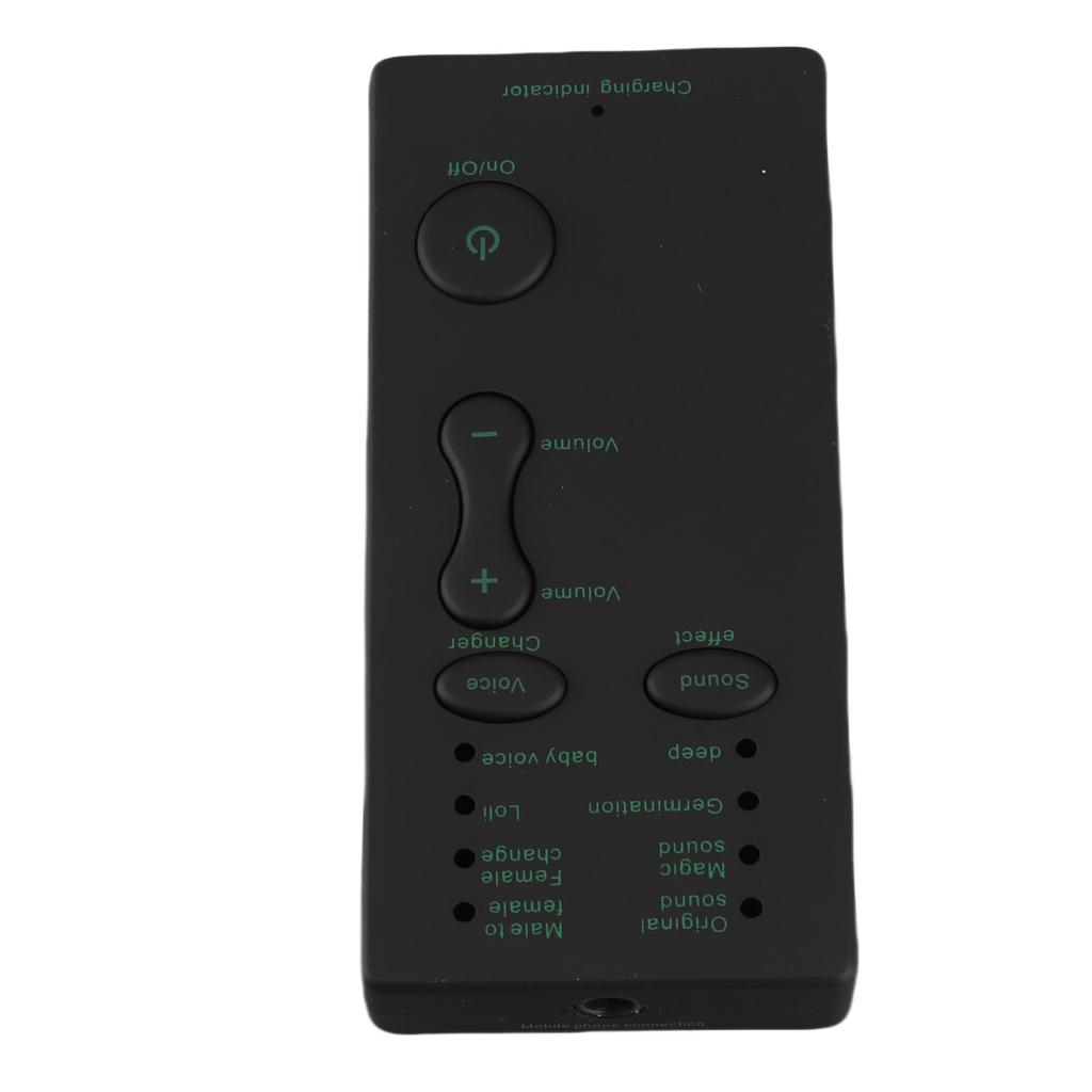 Portable Mini Voice Changer Live Broadcast Sound Card For Mobile Phone PC (English Version)