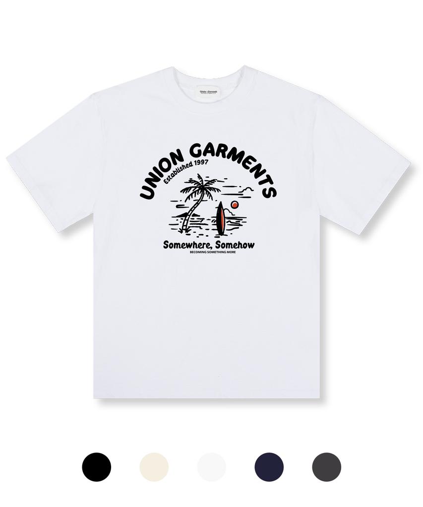 UNION GARMENTS Somewhere Oversized Short Sleeve T-Shirt 5 Colors