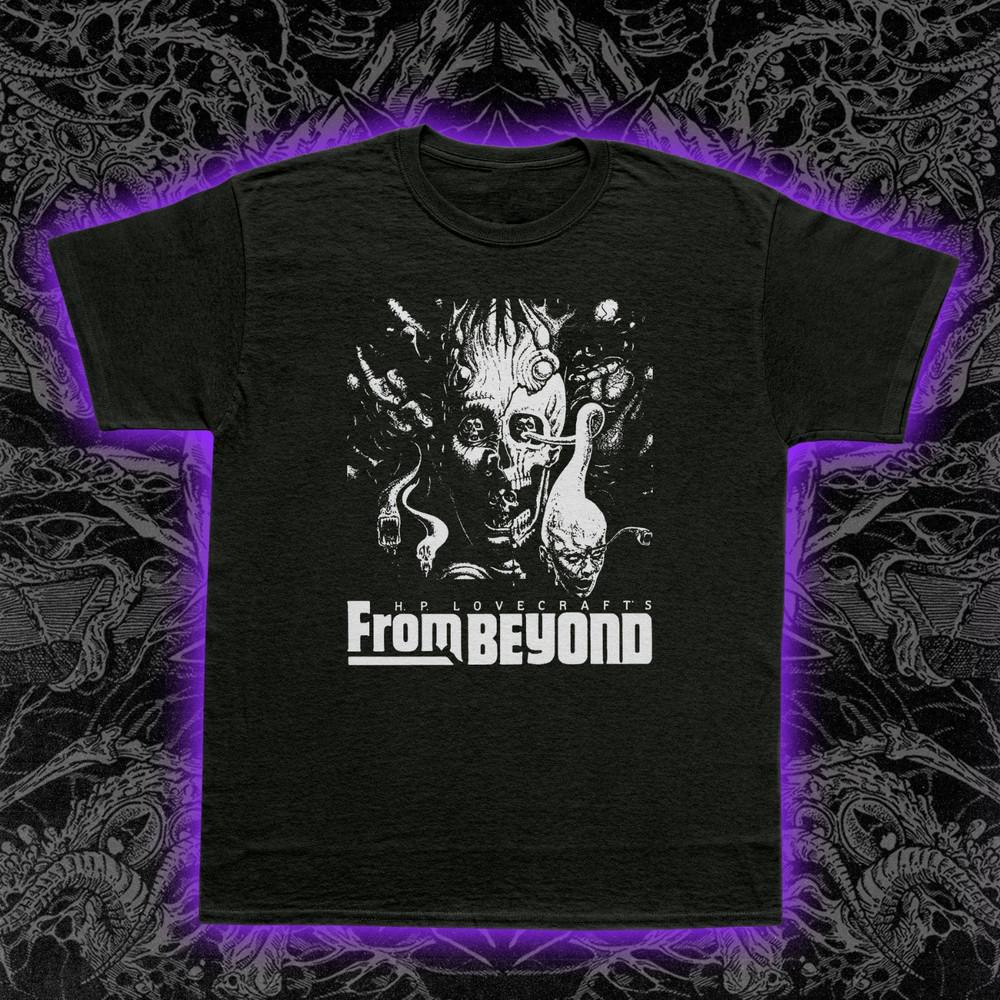 H.P. Lovecraft From Beyond T-Shirt Cosmic Horror Cthulhu Mythos Graphic Tee