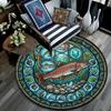 Festival Symbols Round Area Rug Under Office Chairs Bedroom Living Room Home Decor