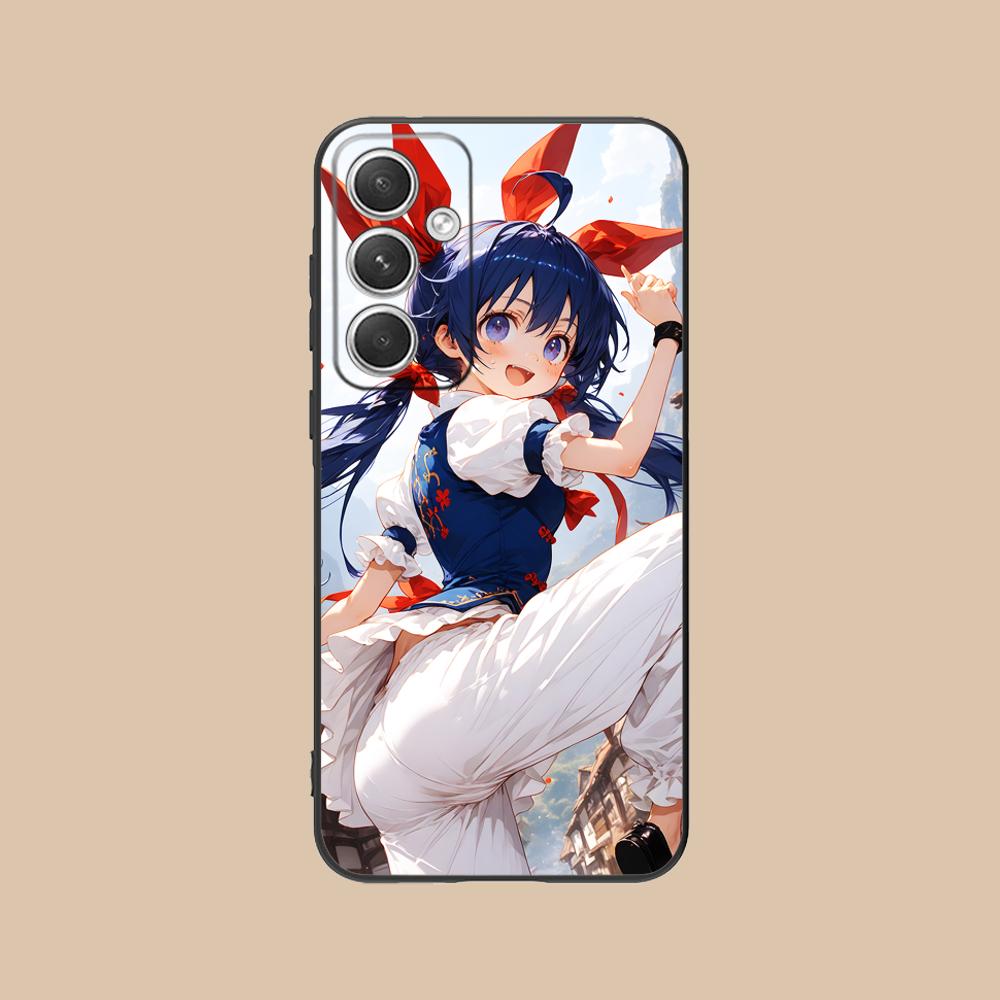 

Fatal Fury Hotaru Futaba Phone Case for Samsung Galaxy S26 S25 S24 S23 S22 S21 S20 Note20 Plus FE Ultra Colorful Cover Luxury Galaxy Note20