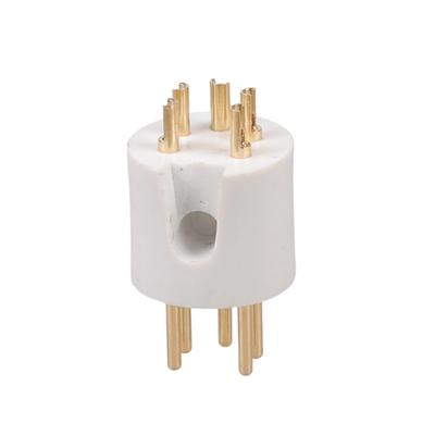 Turntabe 5Pin Male DIN Gold Plated Plugs, Turntables Wall Seat Singing Pin 5Pin Tonearm Male Connectors DIN 5core