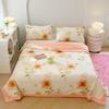 Fresh White Flowers 100% Cotton Quilted Quilt Summer Skin-friendly Comfortable Air Conditioning Quilt for Kids Teens Adults