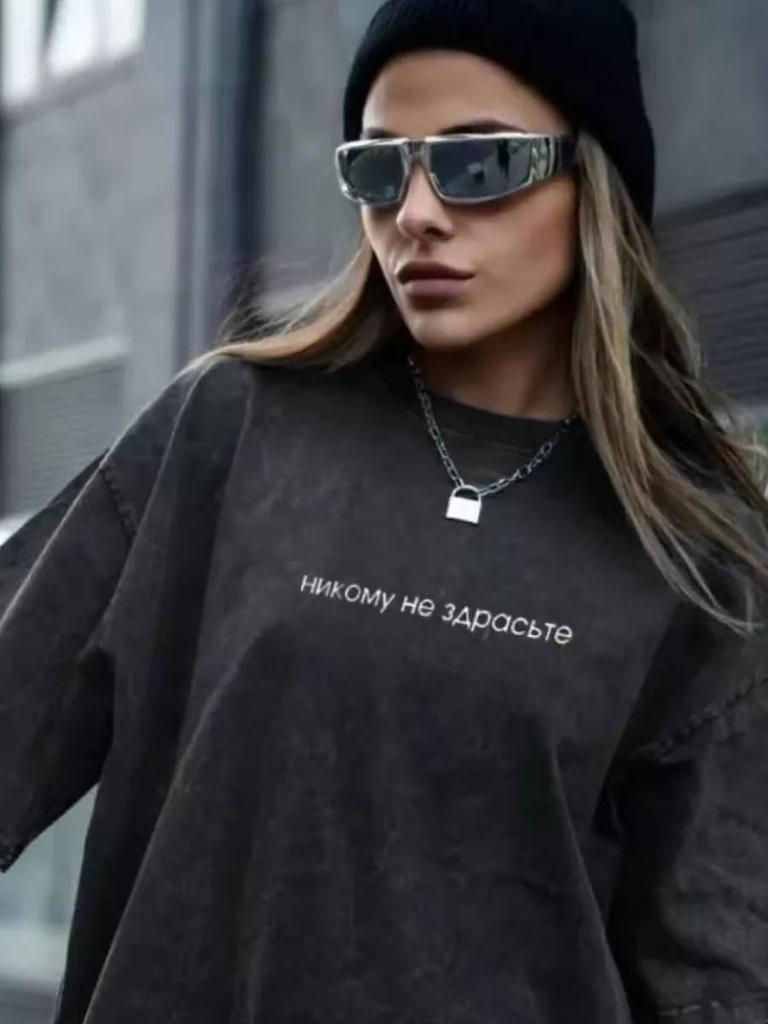 Retro Distressed Washed Pure Cotton Short-Sleeve Summer T-Shirt - Casual and Versatile Loose Fit Top