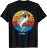 Retro Sunset Fish with Sunglasses T-Shirt