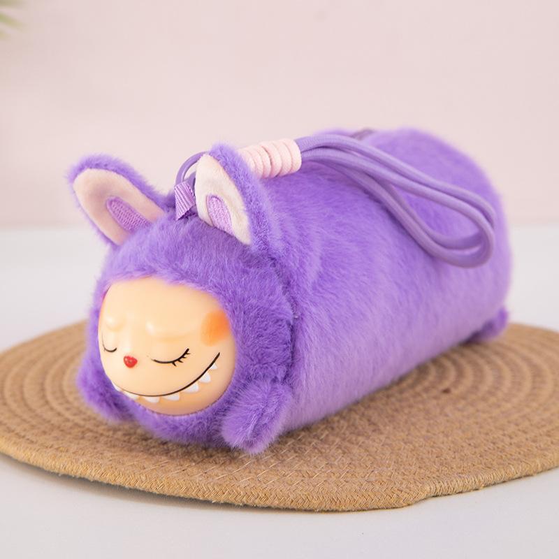 Lanyard Pencil Case Cute Stitch Plush Bag Children's Toy Bag Student Doll Doll Gift