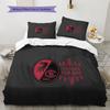 Custom Name SC Freiburg Pattern Bedding Quilt Set  Home Decoration  Gift (1 * duvet cover + 2 * pillowcase  without core)