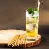 1000pcs 20cm Natural Wheat Straw Eco-Friendly Drinking Straws Portable 100% Biodegradable Milk Tea Straws Kitchen Bar Accessory