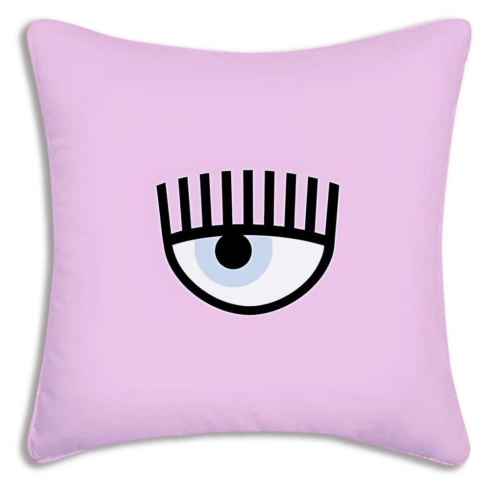 Fashion Trend Eyes Pillow Covers Cartoon Sofa Decorative Home Double-sided Printing Short Plush Cute Cushion Cover