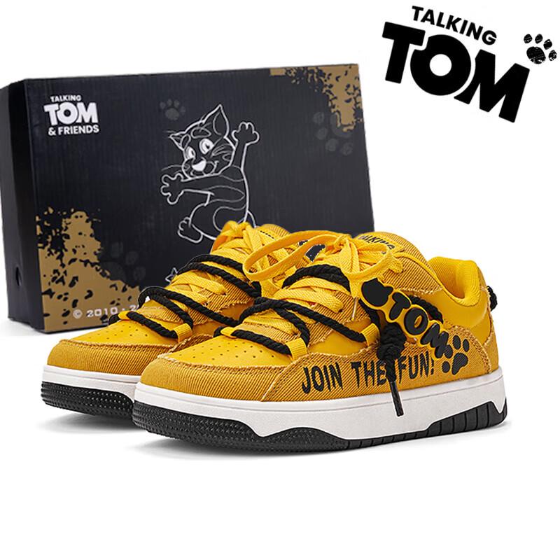 Talking Tom Cat Unisex Casual Board Shoes 41 электрические желтого