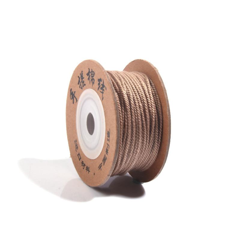 Tibetan Hand-Rubbed Cotton Thread Wenwan Buddha Bead Cotton Rope Hand Rope Braided Rope, Handmade Diy Material Bracelet Braided Rope Accessories