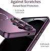 Samsung Galaxy S26 Ultra/S26+/S26 Telefon Kılıfı için Manyetik, Ekran ve Kamera Koruyuculu, Metalik Parlak Lüks Darbeye Dayanıklı İnce