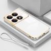 Fashion Plating Case For Xiaomi 15 14/13/T Pro Ultra POCO X7 X6 F6 M6 Pro 4G 5G Soft Slim Silicone Shockproof Phone Cover