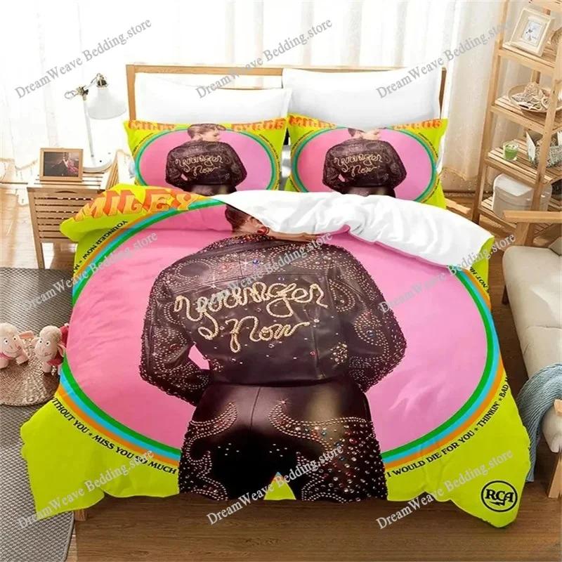 Fashion 3D Print Singer M-Miley Cyrus Bedding Set Boys Girls Twin Queen Size Duvet Cover Pillowcase Bed Kids Adult Duvet Cover74